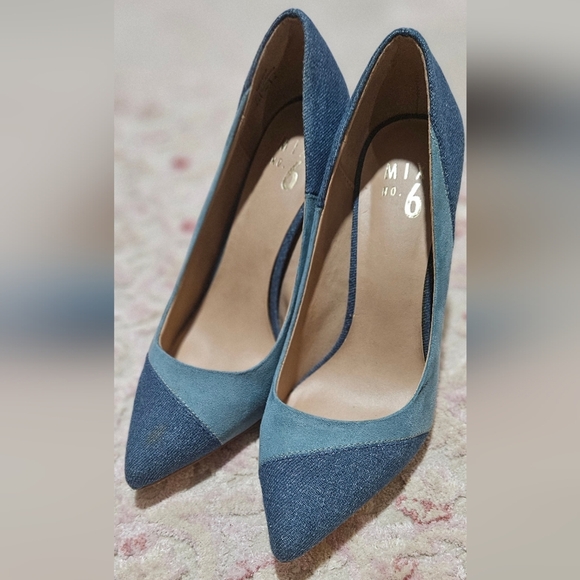 πDenim Pointed Stiletto Heelsπ - Picture 8 of 8